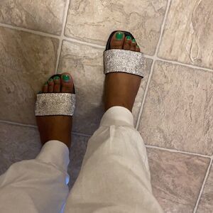 Sparkly sandals  